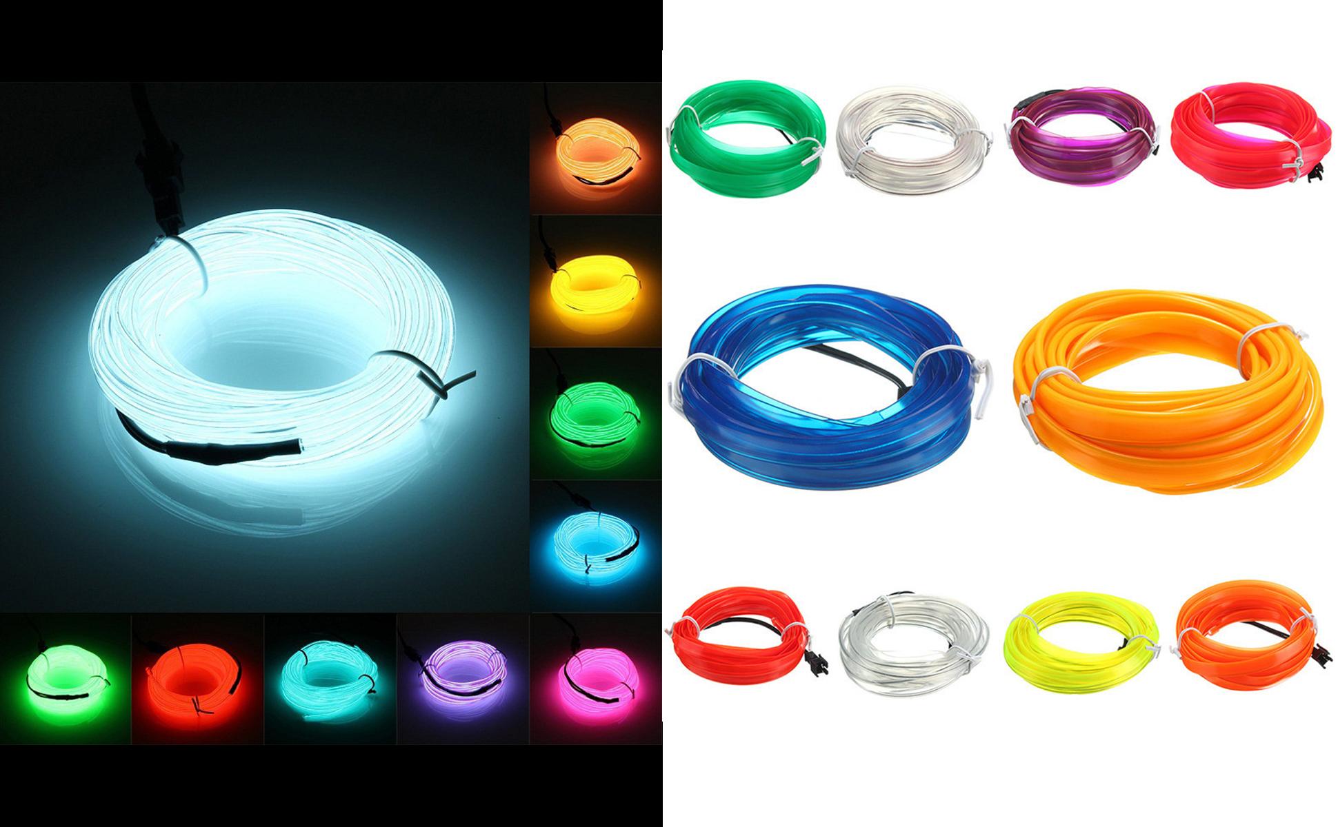 AeroGlow™ Car Interior LED Neon Strip or Aerofinds Ambient Atmosphere Lighting