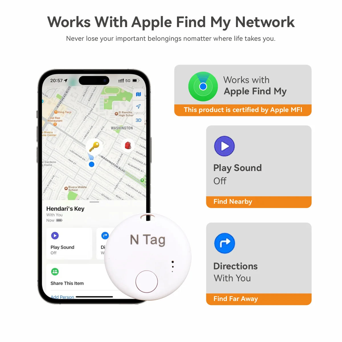 "AeroTag™ - Bluetooth Smart Item Finder"