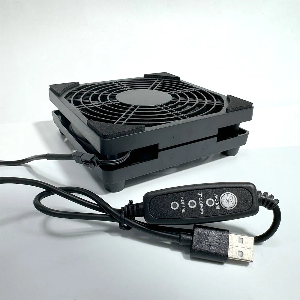 "AeroFlow™ - 3-Speed Silent USB Desktop Fan"