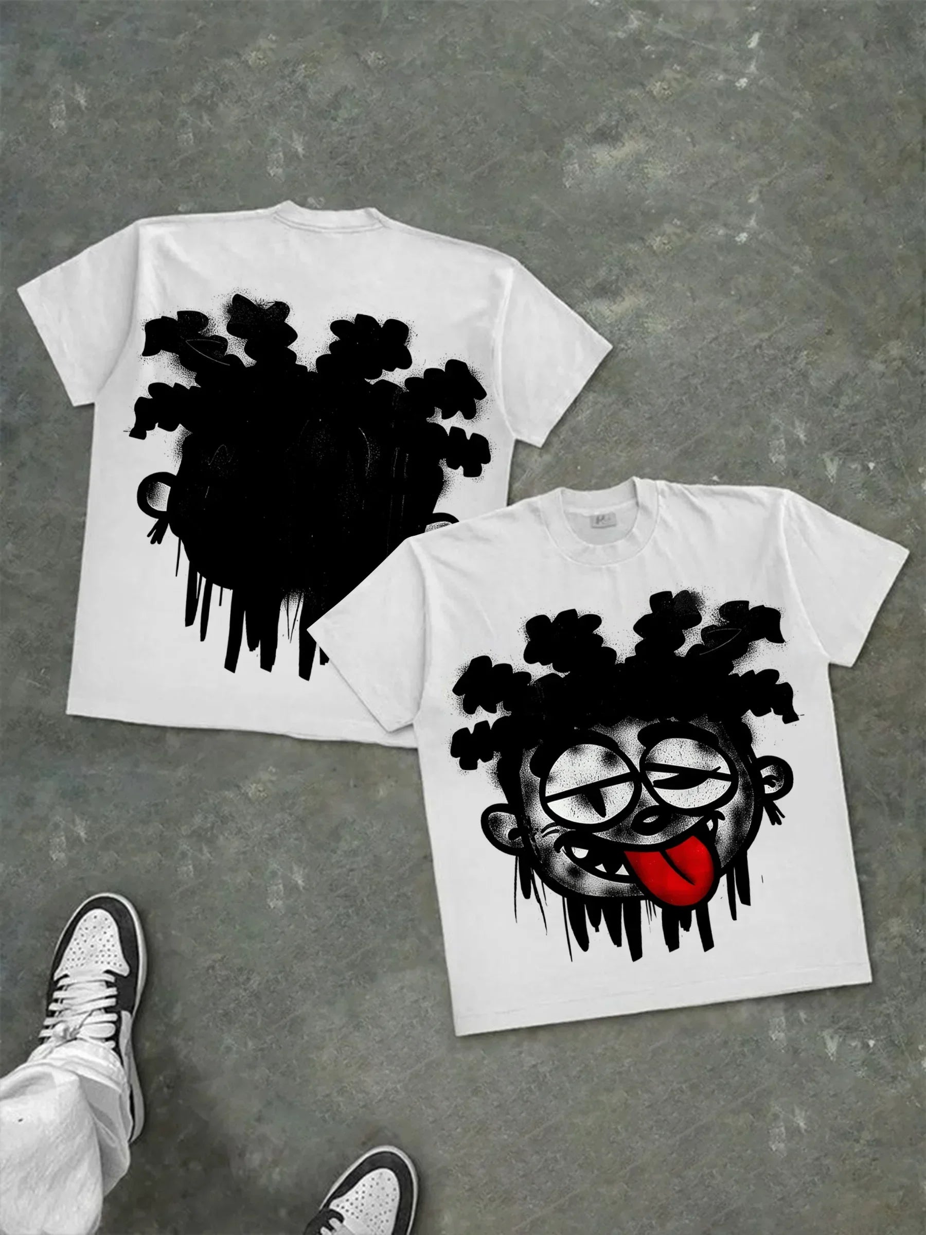 "Vintage Oversized Streetwear Graphic Tee"
