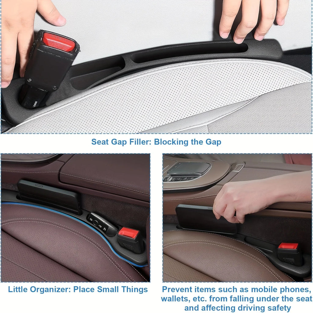 AeroFill™ Car Seat Gap Organizer or Aerofinds Leather Seat Gap Filler