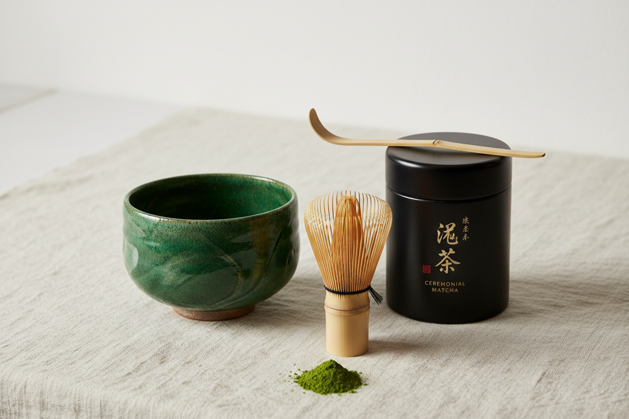Japanese Matcha Tea Ceremony Set Hero